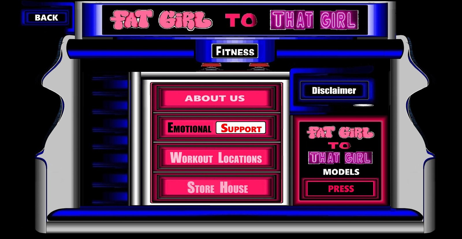 FAT GIRL TO THAT GIRL menu page 2